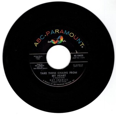 Ray Charles - Take These Chains from My Heart / No Letter Today 7'' 45 Single