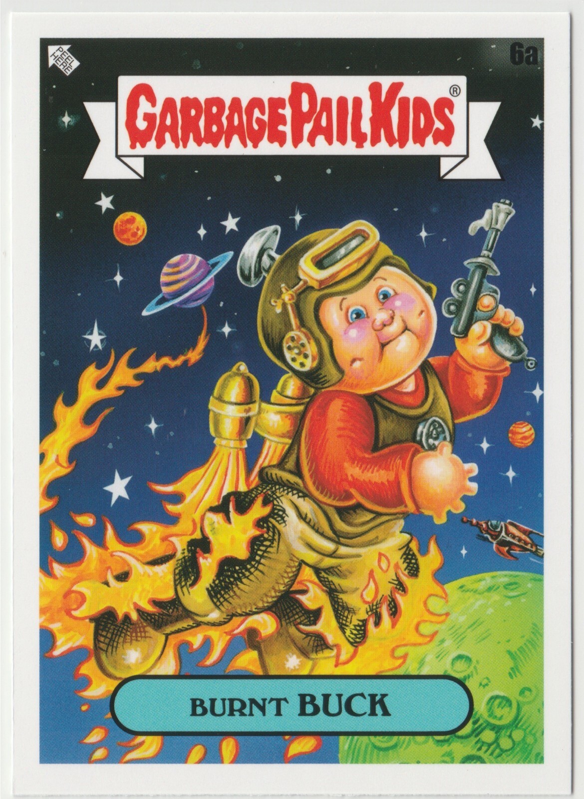 Burnt Buck 6a Garbage Pail Kids GPK 2023 Intergoolactic Mayhem Trading Card