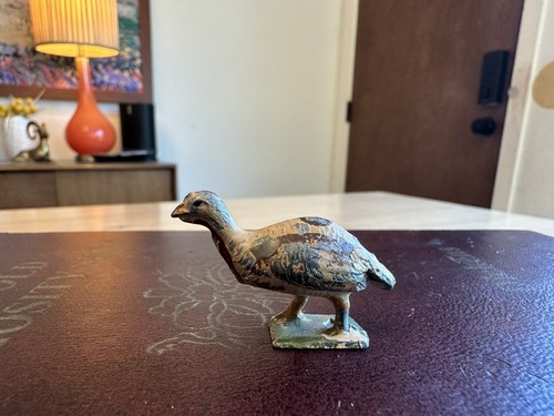 Vintage Lot of 2 Britain's Farm Lead Cast Metal Turkey Cow England Miniatures - Picture 10 of 14