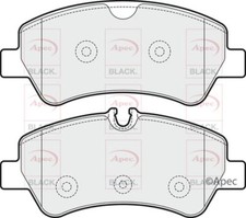 Image of APEC BLACK BRAKE PADS (REAR) (R90) PAD1931B