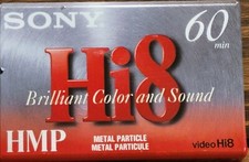 Brand New Sony Hi8/Digital 8 HMP red lid lp 120min sp 60min brilliant color