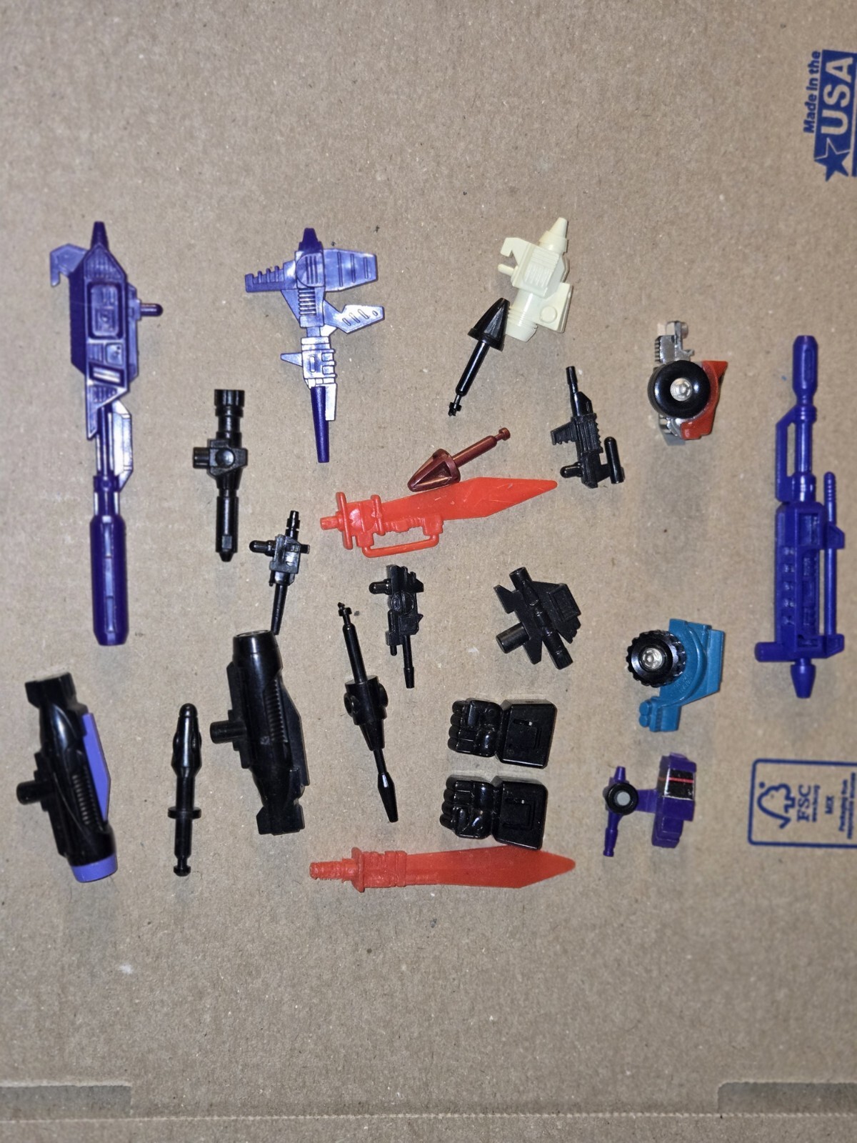 Vintage G1 Transformers  Parts Lot Vintate rare parts weapons