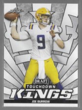 JOE BURROW 2020 Leaf Draft TD Kings Subset Rookie #85.  LSU
