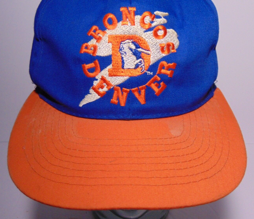 1990s Old Vintage Denver Broncos NFL Football Snapback Hat Cap Drew Pearson - Picture 3 of 12