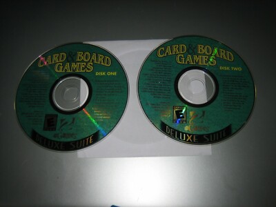 Card & Board Games: Deluxe Suite (PC, 2003) - Discs Only!!!