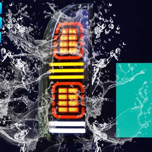 For Nissan Patrol Y61 Smoke Black LED Rear Lamps Taillights Dynamic Signal 05-16 - Picture 14 of 18