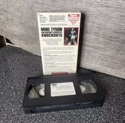 Mike Tyson and History's Greatest Knockouts VHS Tape Sports