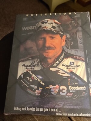 1998 Sports Quest Racing Dale Earnhardt Car Souvenir Photo Plaque  REFLECTIONS''