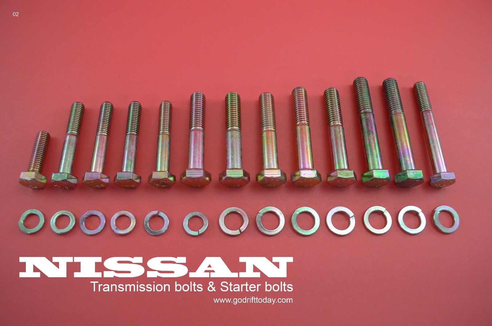09 Transmission Bolt Kit for Nissan SR20DET SR20DE S13 S14 SR20 SR