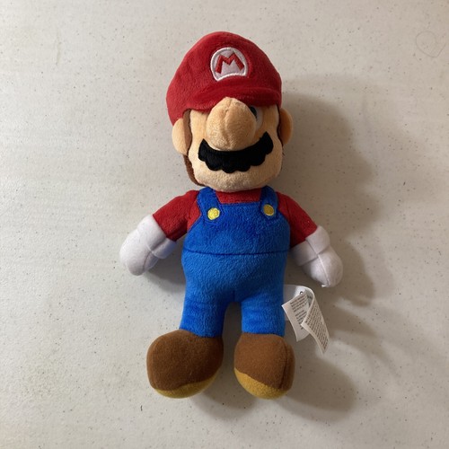 2021 Nintendo Super Mario Bros Wii 8" MARIO Plush Stuffed Toy Doll