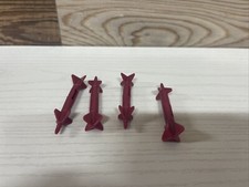 Vintage GI Joe Cobra Vehicle Parts Devastator Battlefield Robot Lot 4 missiles