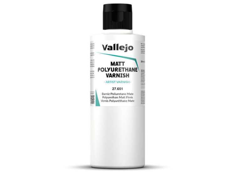 Vallejo 200ml 27651 Polyurethane Matt Varnish