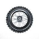 Black 15mm Axle 3.00 - 12 12" Inch Rear Wheel Rim + Tyre Tire Pit Pro Dirt Bike