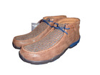 Men’s Twisted X Driving Mocs D Toe 12M Brown / Blue - MDM0030