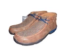 Men’s Twisted X Driving Mocs D Toe 12M Brown / Blue - MDM0030