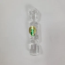 Vintage Waterford Crystal Christmas Cracker Ornament Made in Ireland Merry w box