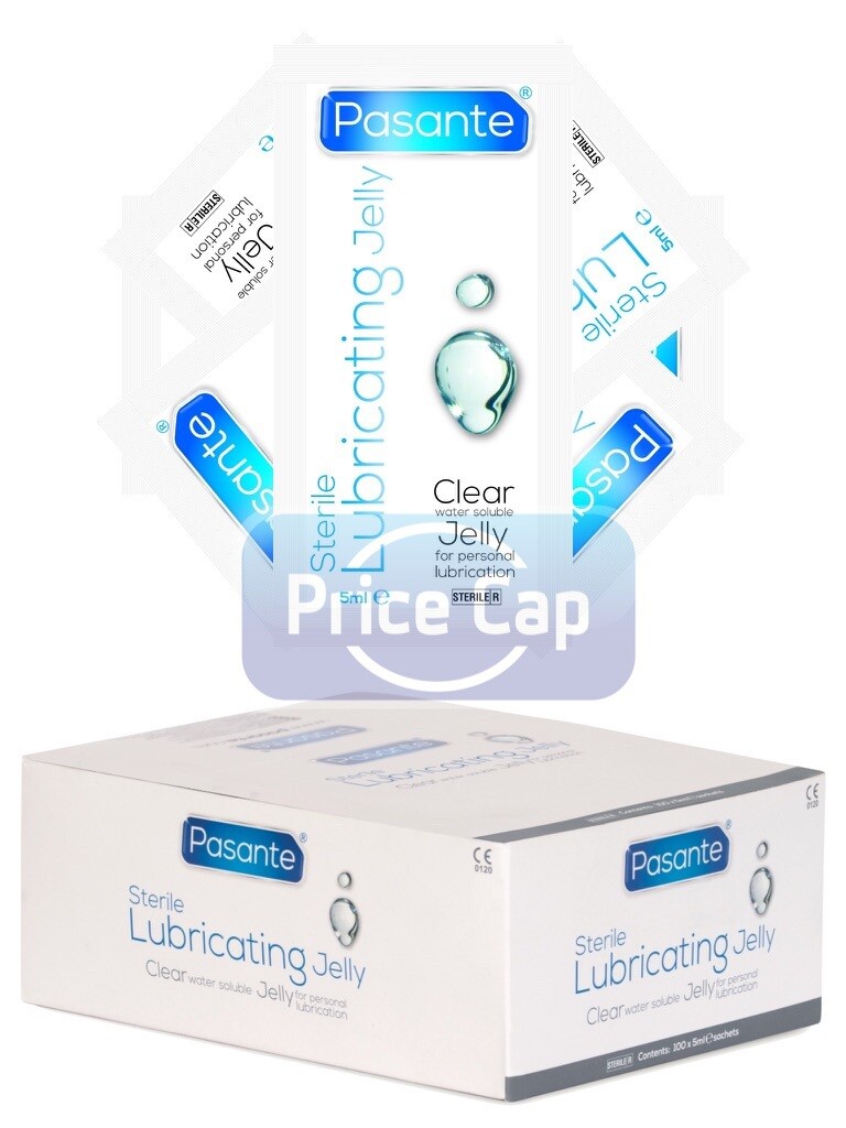 12 x Pasante Sterile Lubricating Jelly 5 ml Sachets | Water Soluble  Lubricant
