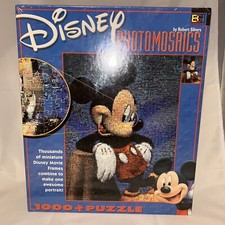 Disney Photomosaic Jigsaw Puzzle Mickey Mouse 1000 pcs Robert Silvers Sealed