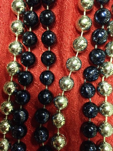 Lot 5 New York Yankees Team Color Beads Necklace MLB Blue Silver Baseball Shaped - 第 3/3 張圖片