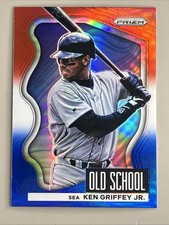 2022 Panini Prizm #OS-2 Ken Griffey Jr. Old School Red/White/Blue Prizm I-7810