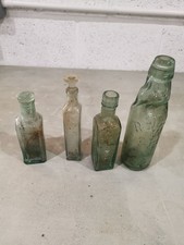 Vintage Glass Bottles Job Lot Of 4