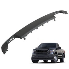 Front Bumper Lower Valance Skid Plate Matte Black F150 2021-2023 ML34-17F771-ACW