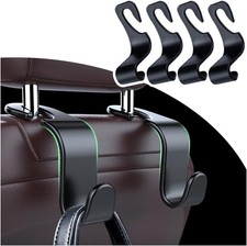 Car Headrest Hooks Hidden Seat Hangers for Bags and Coats