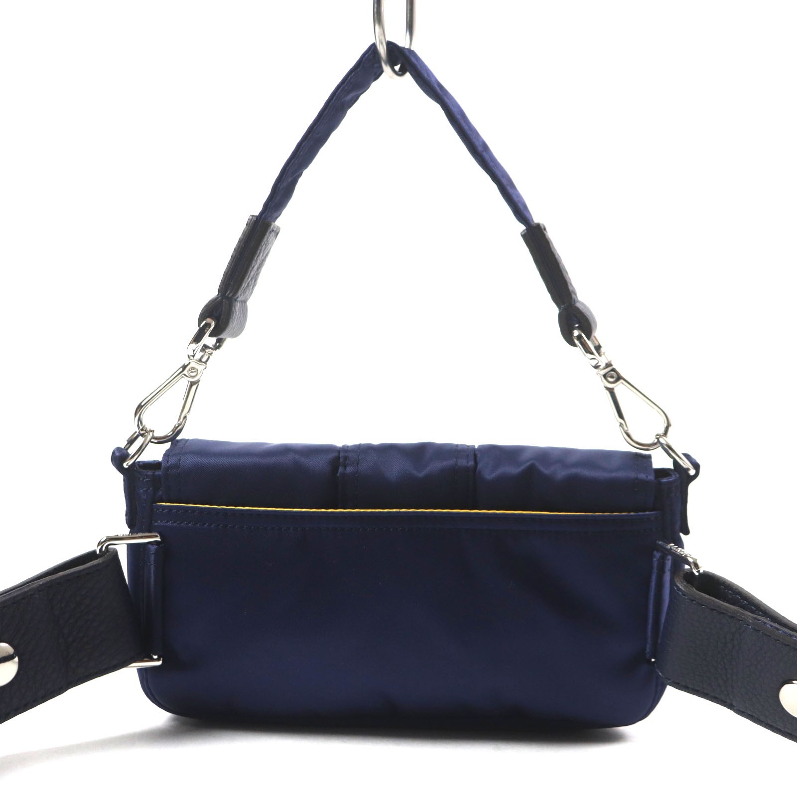 FENDI×PORTER Sling bag Bucket MiniPhoneCase Shoulder Bag 2WAY Navy Nylon 7AS138 thumbnail 4