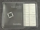 100 Gram Valcambi Silver CombiBar (10x10g w/ Assay)