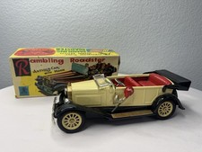 Vintage SSS Japan Rambling Roadster Tin Toy Car S-1323 w/ Box Horn