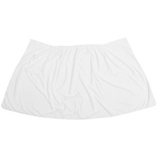 Reusable White Coral Fleece Bathrobe Wrap Towel Soft Absorbent Lightweight