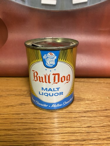 Bulldog Malt Flat Top Beer Can Stout 8 Oz Grace Bros Santa Rosa ca Vanity Top