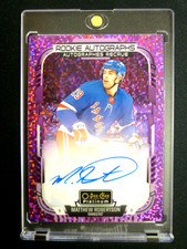 Matthew Robertson 2025-26 O-Pee-Chee Platinum Violet Pixels Rookie Auto #89/99