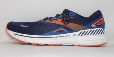 Brooks Men's Adrenaline GTS 23 Running Shoes, Blue/Orange, 13 US - GENTLY USED