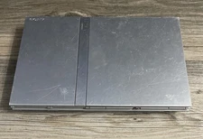 PS2 SCPH-79001 Silver Slim Console Only - AS IS FOR PARTS / REPAIR Untested