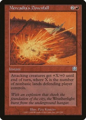 Mercadia's Downfall [Mercadian Masques] Lightly Played