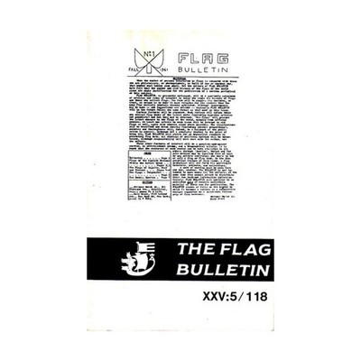 Flag Resea Flag Bulleti  #118 ''The Olympic Flag, Civic Flags and Heraldr Mag VG