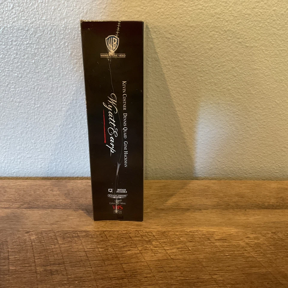 Wyatt Earp VHS Tape Sealed New NTSC WB 2 Tapes Kevin Costner Gene Hackman Dennis - Image 4 of 4