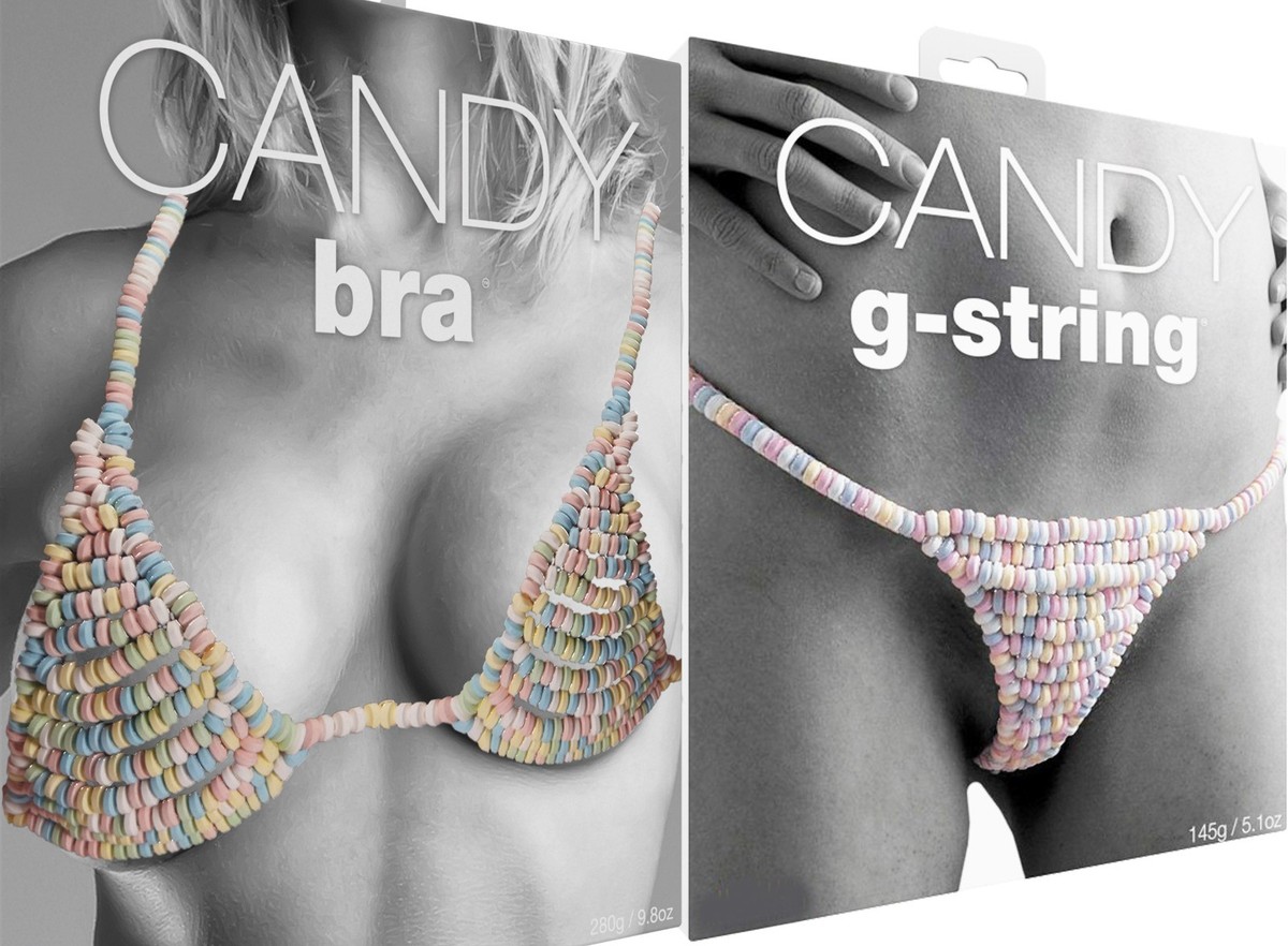 Edible Bra, Panties, Candy Lingerie Fruit Flavored ,Date Night