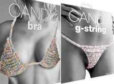 Edible Bra, Panties, Candy Lingerie Fruit Flavored ,Date Night
