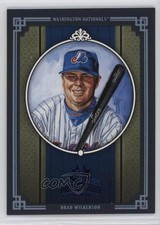 2005 Donruss Diamond Kings Blue Framed 19/100 Brad Wilkerson #138 n1u