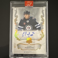 2023-24 Upper Deck The Cup Cole Perfetti Autograph 1/12 #53 Winnipeg Jets