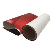 13in x 32.8ft DTF Metallic Film Roll Cold Peel DTF Transfer Film Cherry Red