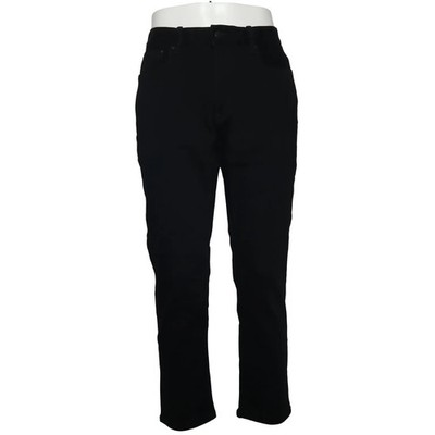 Uniqlo, Jeans, Größe: 34/34, Schwarz, Acryl/Baumwolle/Elasthan/Viskose #Fxv