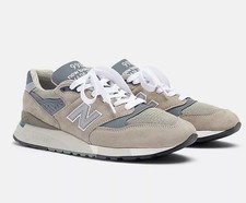 Men New Balance Made in USA 998 Core Athletic/Running Shoes Grey U998GR