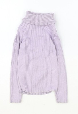Lila Pullover Pulli Mädchen UK-Größe 5-6 Jahre F&F