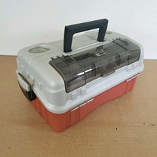 PLANO Fishing Tackle Box 3 Tier 7603 Made In USA Nice