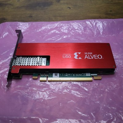Xilinx Alveo U50 Data Center Accelerator Card 8GB HBM2 100GbE PCIe Gen4 FPGA