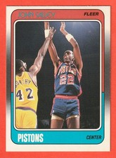 JOHN SALLEY - 1988-89  Fleer  RC  #44  Rookie Card   *Detroit Pistons*. rookie card picture