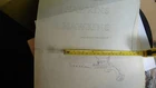 2 OLD MATCHBOX GIFTWEAR DRAWINGS A4 300 X 200mm LESNEY PIS TOL GEORGE WASHINGTON
